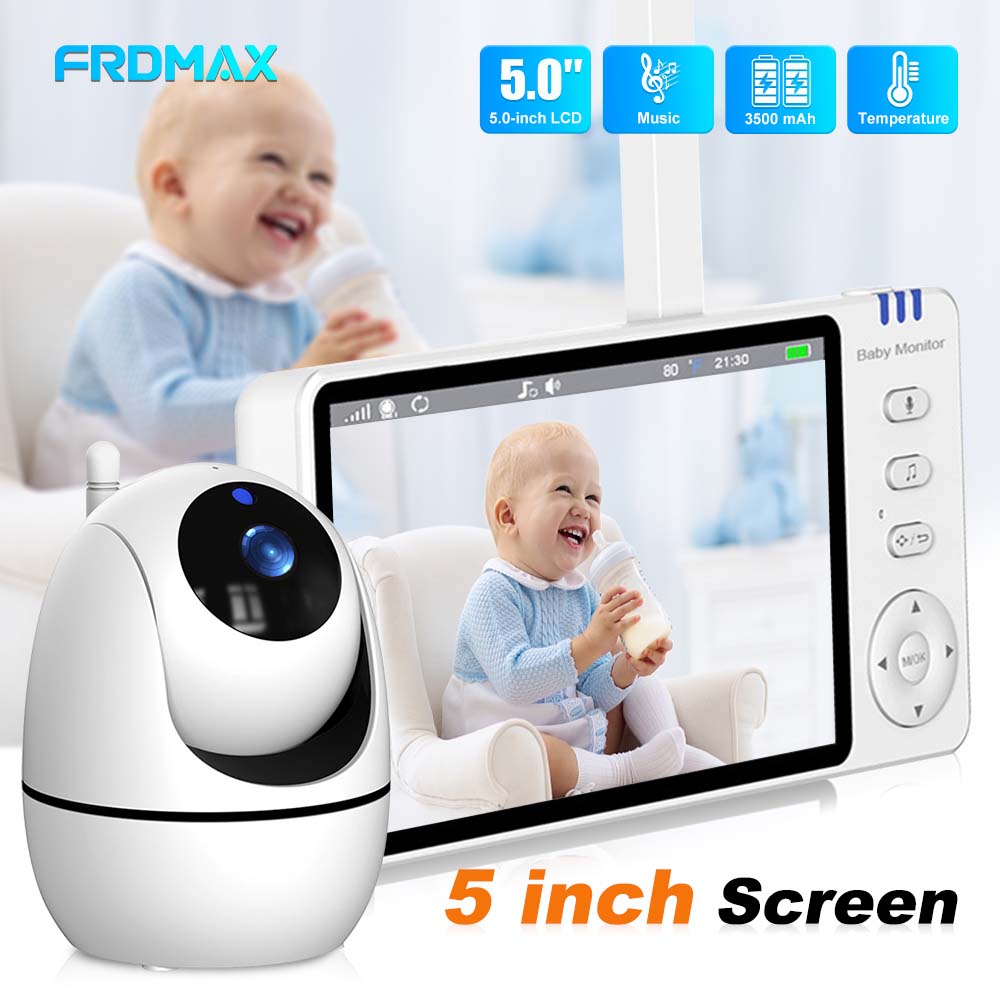 Wearable Baby Monitor - Monitor Bayi Video 5 Inch, Audio