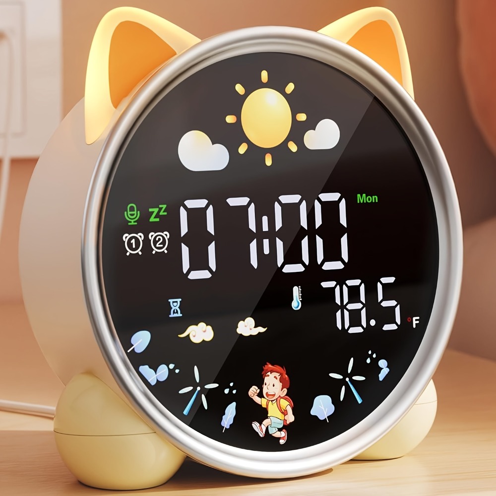 Sound Sleep Trainer Clock - Jam Alarm Anak Siap Bangun Pelatih