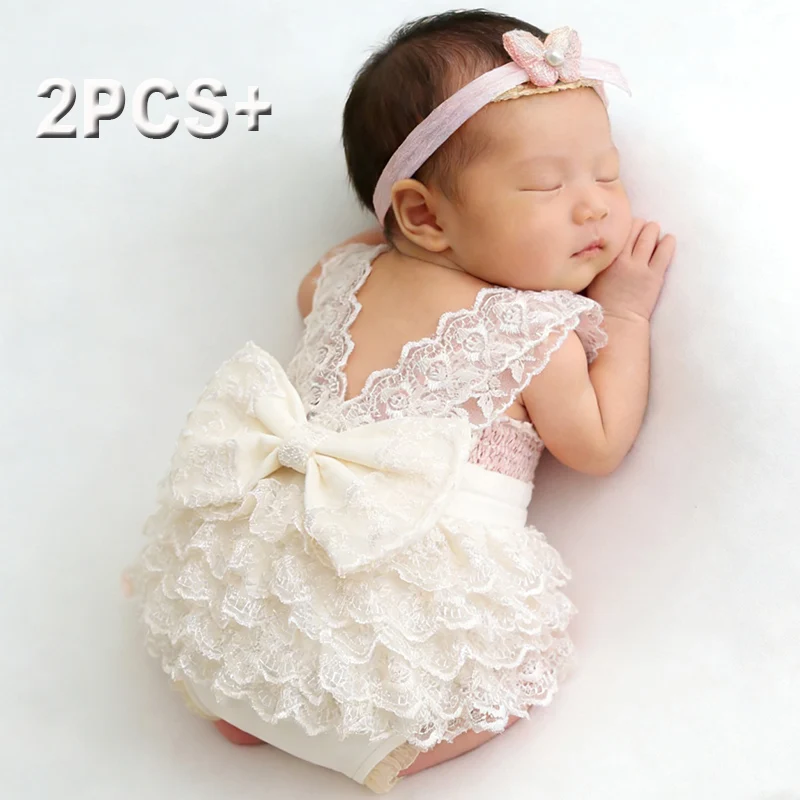 Baby Nursery Images - Ylsteed Set Baju Monyet Renda Fotografi