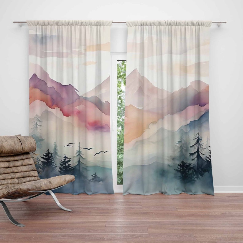 Baby Nursery Curtains - Tirai Kamar Tidur Anak Motif Hutan