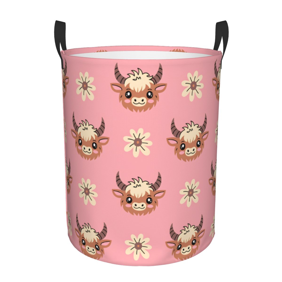 Baby Nursery Laundry Basket - Keranjang Cucian Sapi Highland Bayi Lucu,