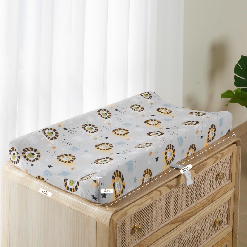 Baby Nursery Colors - 2 Pak Penutup Bantalan Ganti Bayi