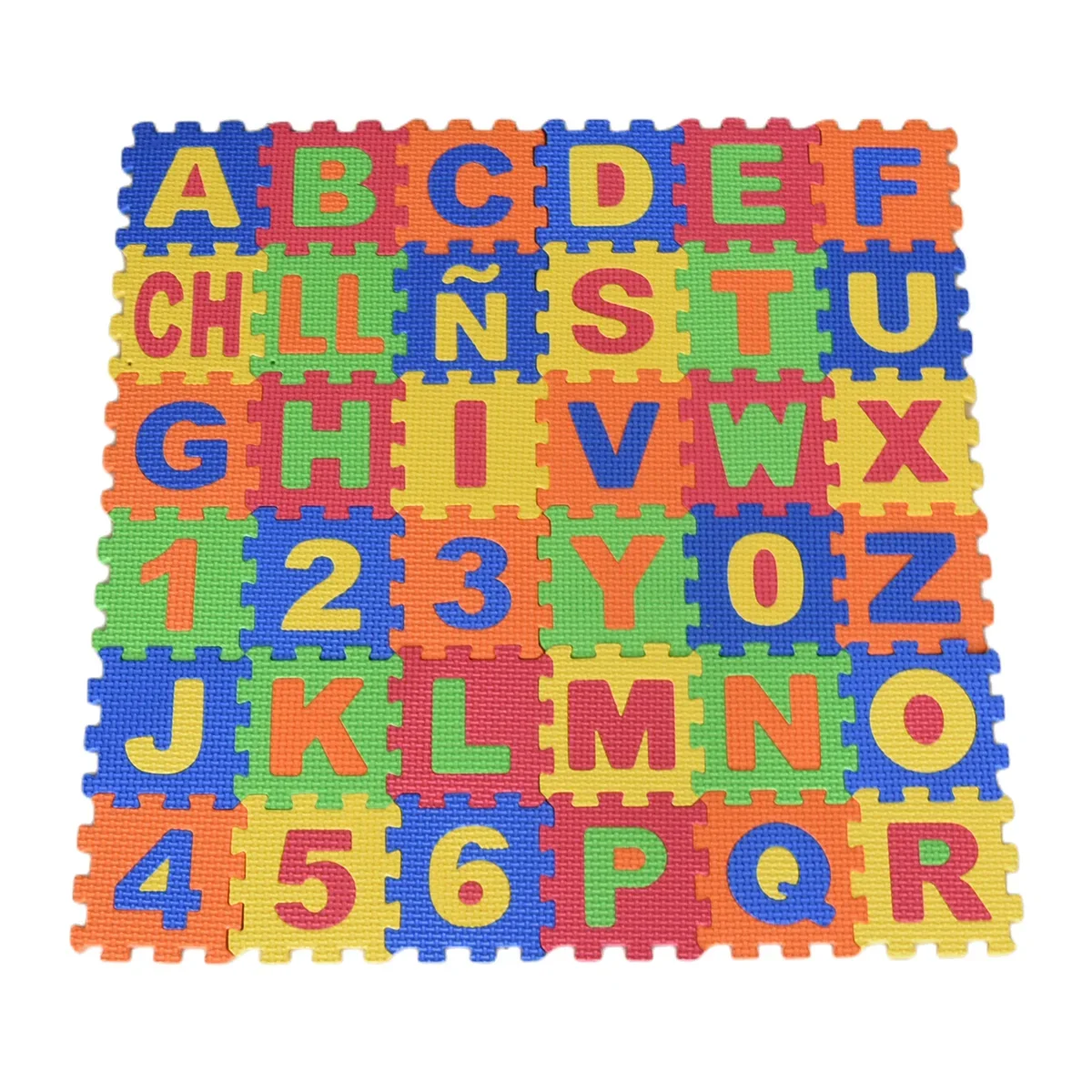 Baby Nursery Cushion - Tikar bermain 36 buah 9cm angka