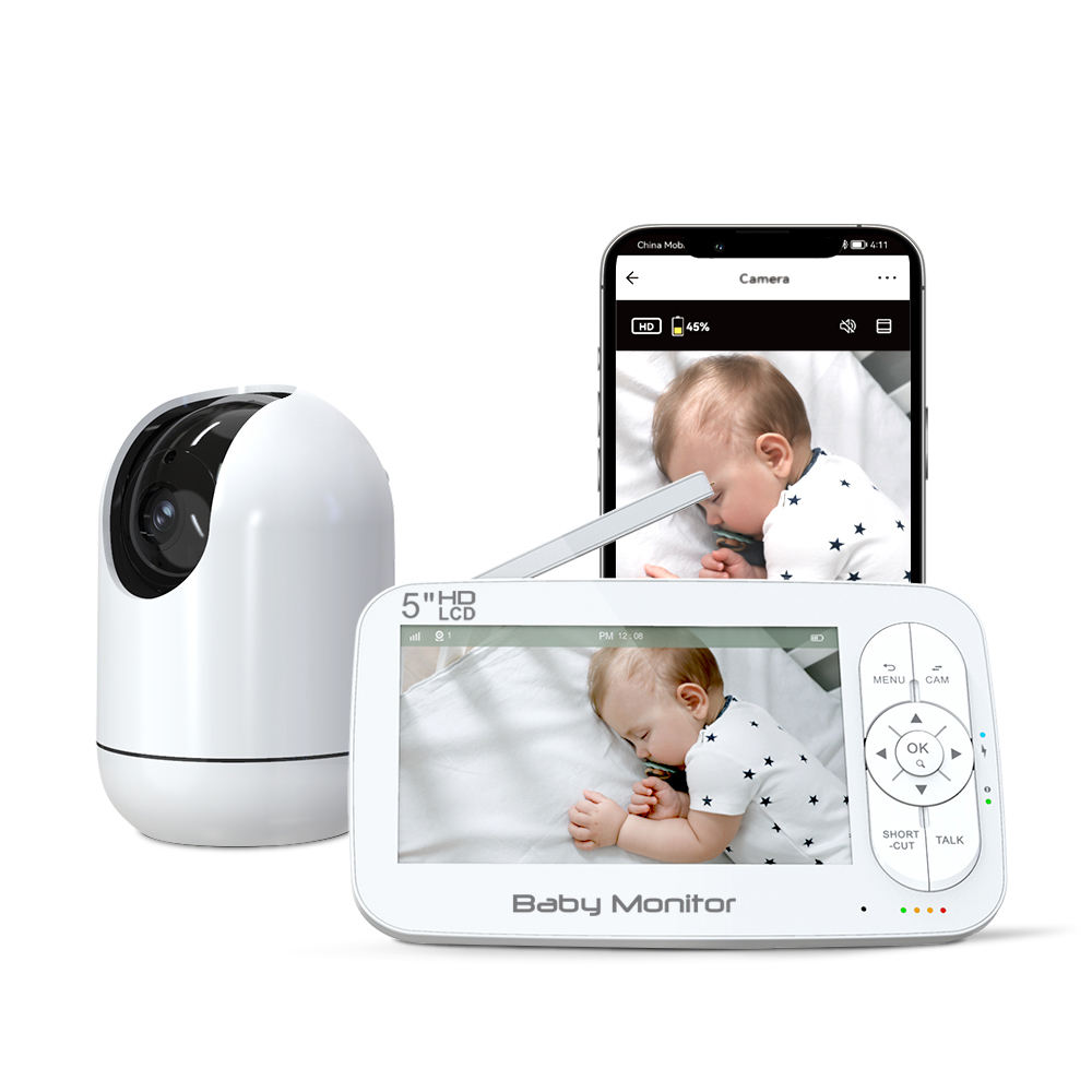 Wearable Baby Monitor - Kamera Bayi 5 Inci 2MP 1080P