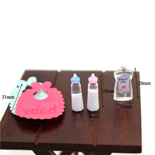Baby Nursery Sets - 1:12 Rumah Boneka Miniatur Botol Bayi