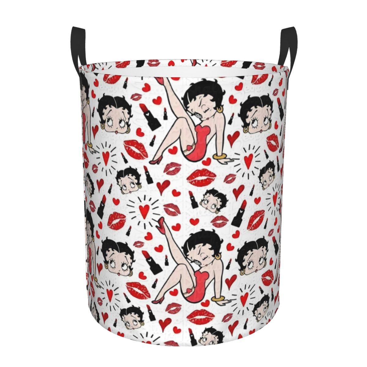 Baby Nursery Laundry Basket - Keranjang Cucian Lipat B-Boop Karakter Kartun