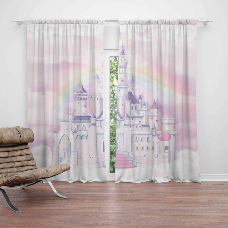 Baby Nursery Curtains - Tirai Kamar Bayi Kastil Putri Tirai