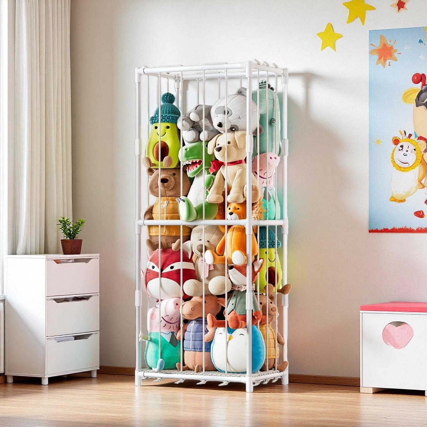 Baby Nursery Baby - Organizer Penyimpanan Boneka Vertikal Bertema Kebun