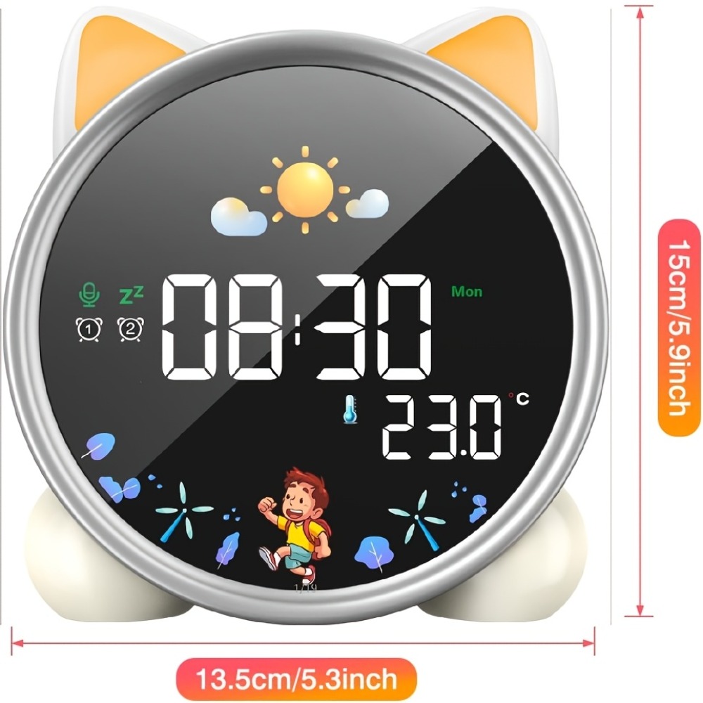 Sound Sleep Trainer Clock - Jam Alarm Anak Siap Bangun, Pelatih