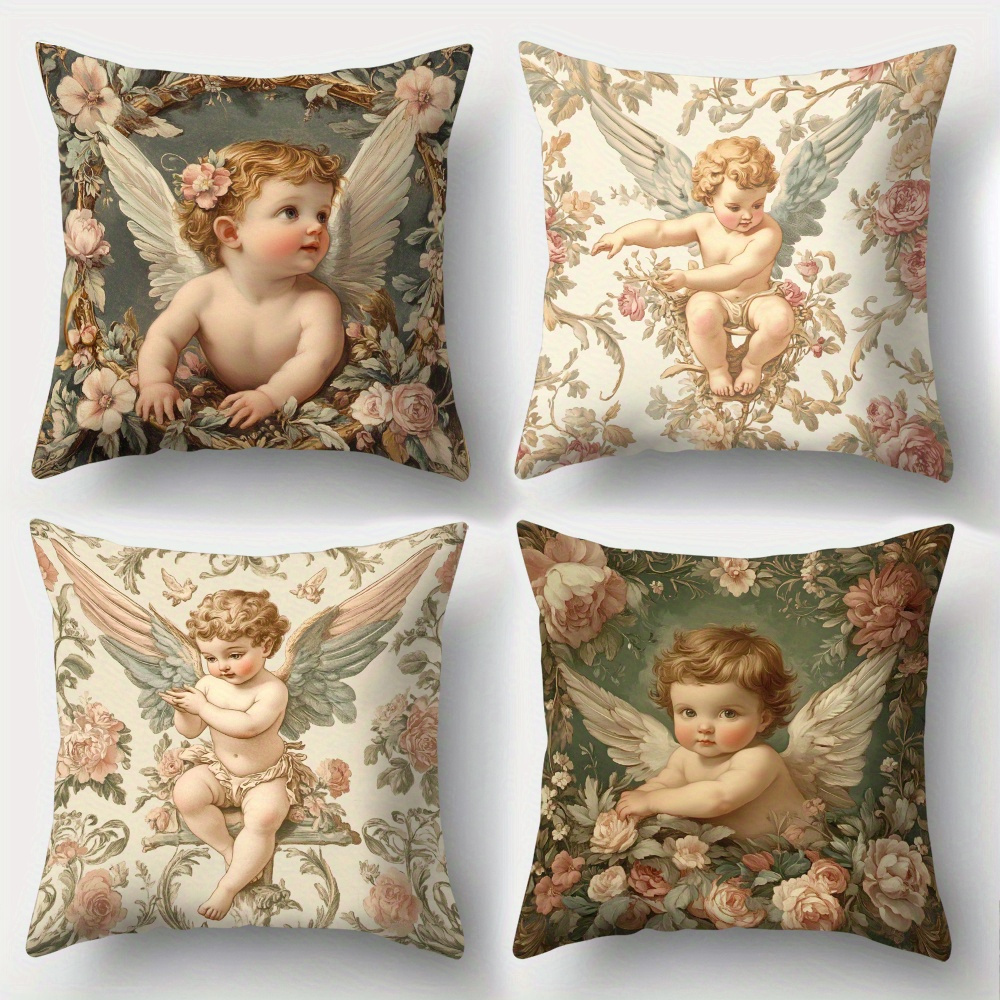 Baby Nursery Sets - Set Sarung Bantal Motif Bunga Angel,