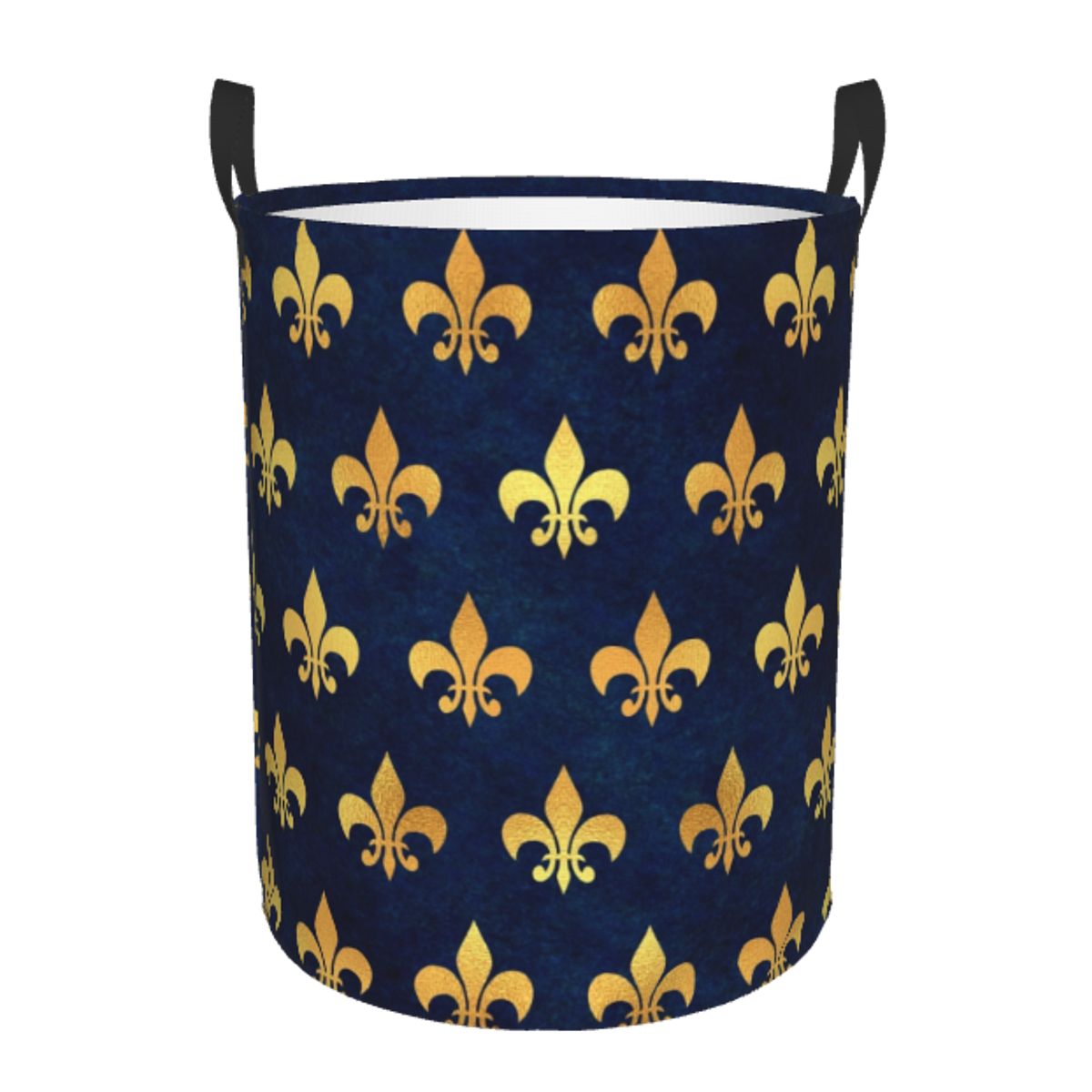 Baby Nursery Laundry Basket - Keranjang Cucian Royal Gold Blue Grunge