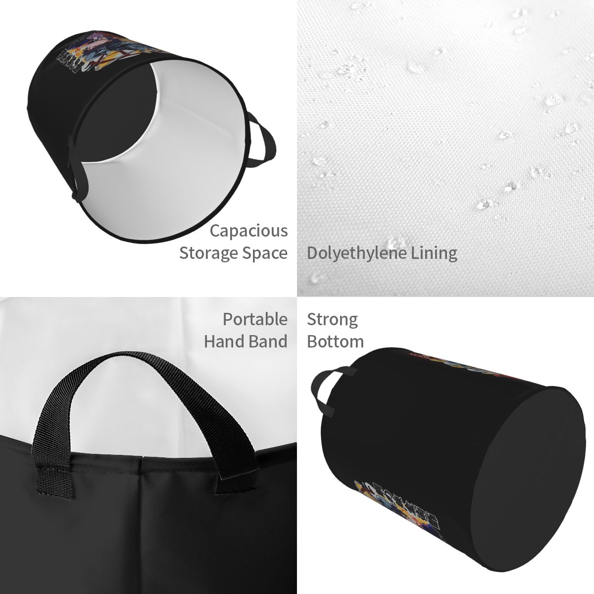 Keranjang Cucian Lipat Anime F - Baby Nursery Laundry Basket ulasan dan harga
