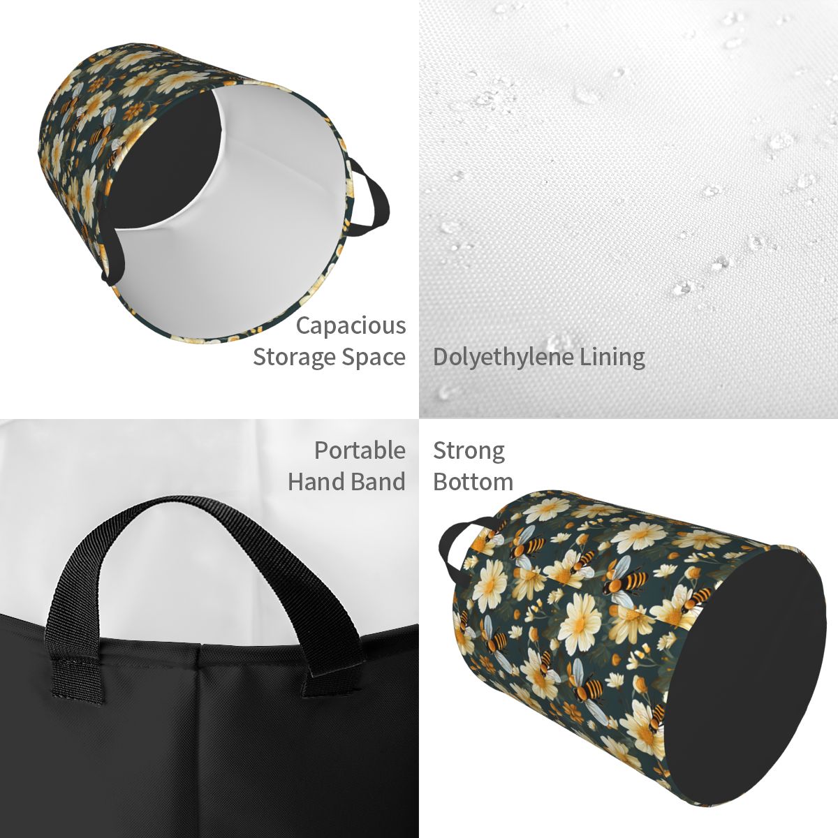 Keranjang Cucian Lipat Motif S - Baby Nursery Laundry Basket ulasan dan harga