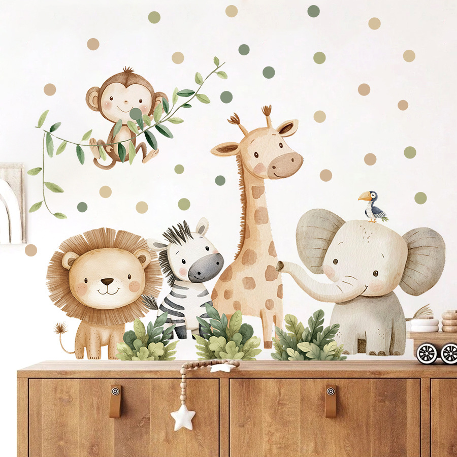 Stiker Dinding Hewan Hutan Boh - Baby Nursery Panelling ulasan dan harga