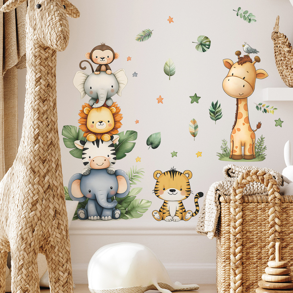 Stiker Dinding Hewan Hutan Boh - Baby Nursery Panelling ulasan dan harga