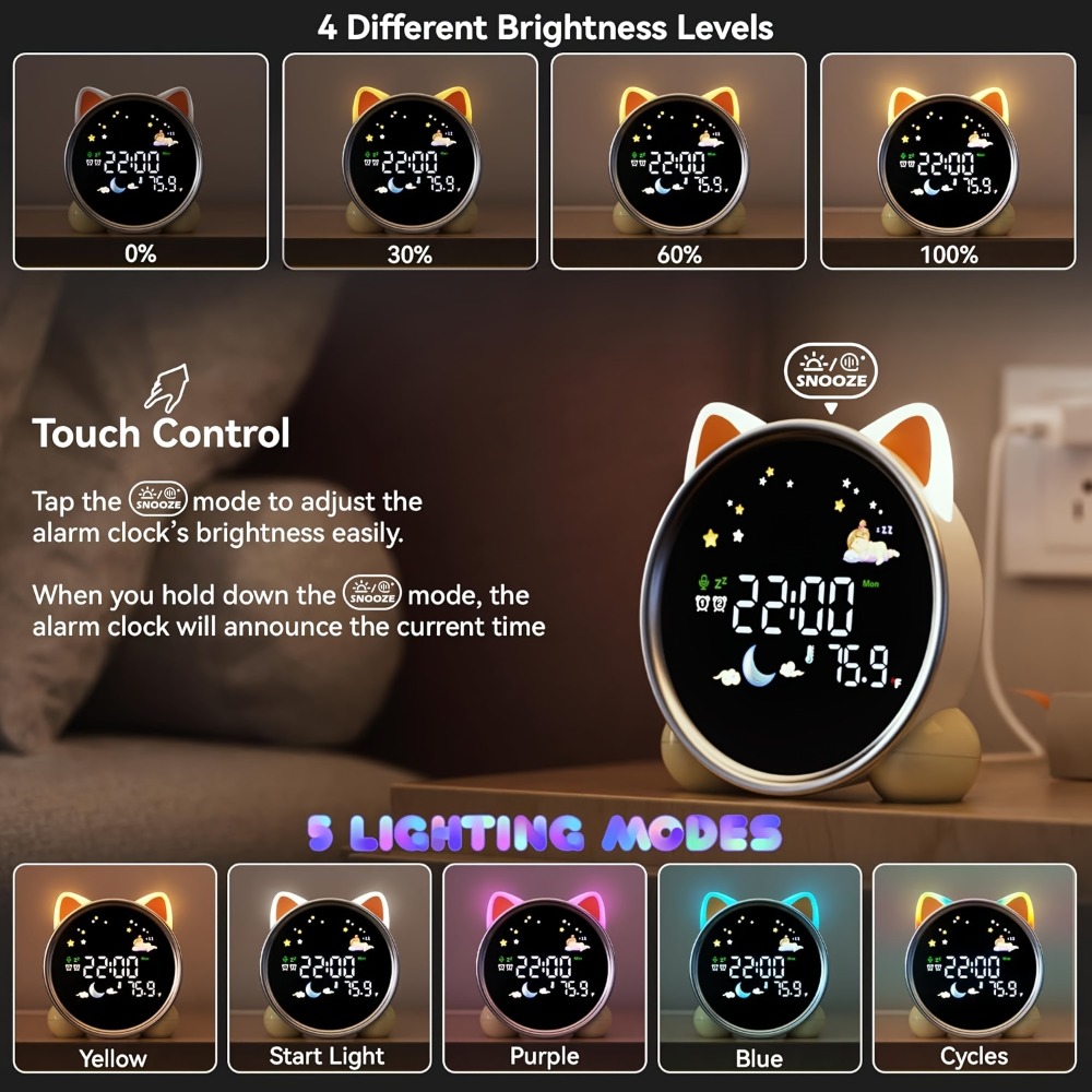 Jam Alarm Anak Siap Bangun Pel - Sound Sleep Trainer Clock ulasan dan harga
