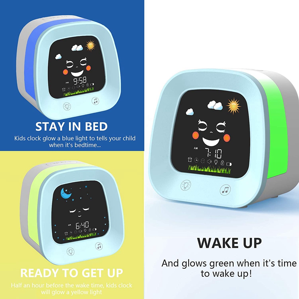 Jam Alarm A68P-1, Jam Alarm un - Sound Sleep Trainer Clock ulasan dan harga