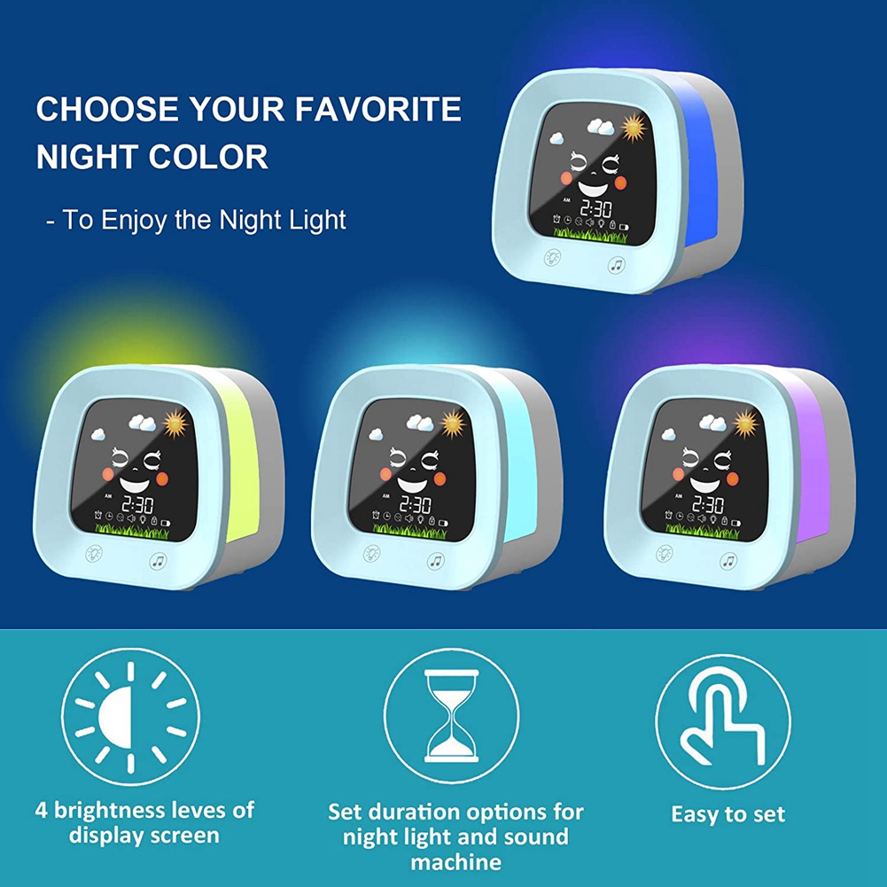 A23E-1 Set Jam Alarm untuk Ana - Sound Sleep Trainer Clock ulasan dan harga