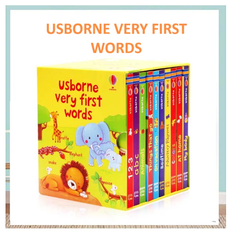 Usborne Very First Words 10 Ko - Baby Nursery Colors ulasan dan harga