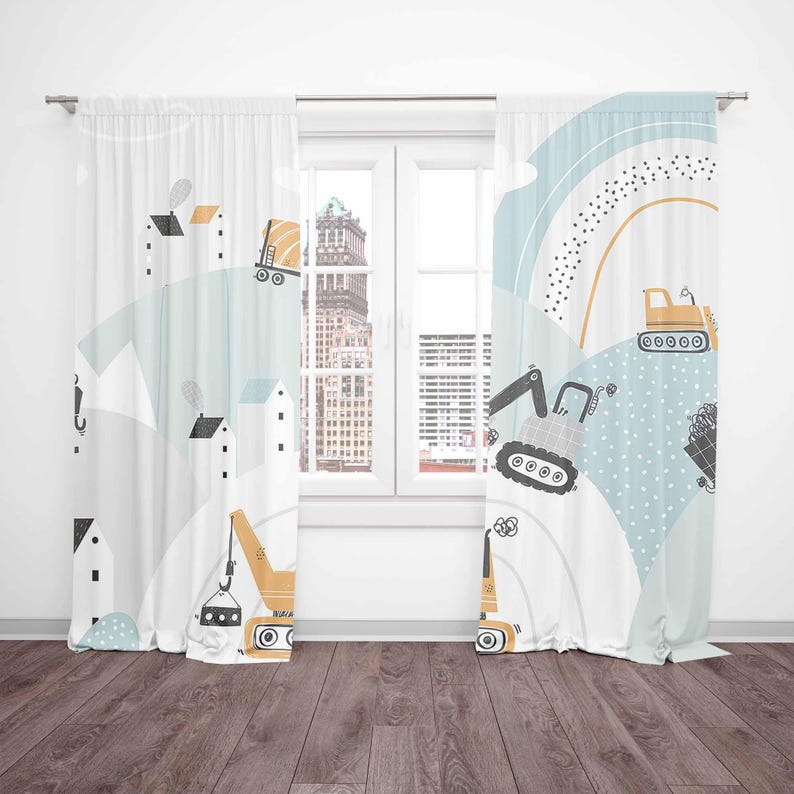 Tirai Kamar Bayi Laki-laki Mot - Baby Nursery Blackout Curtains ulasan dan harga