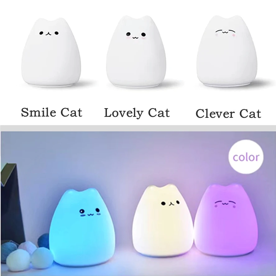 Lampu Malam LED 7 Warna Lampu  - Baby Nursery Colors ulasan dan harga