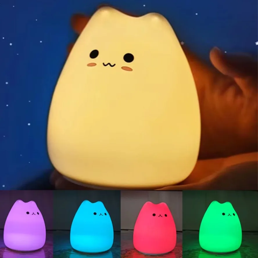 Lampu Malam LED 7 Warna Lampu  - Baby Nursery Colors ulasan dan harga