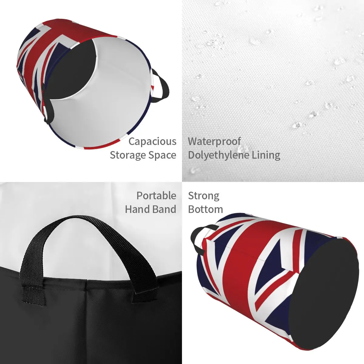 Keranjang Cucian Bendera Union - Baby Nursery Laundry Basket ulasan dan harga