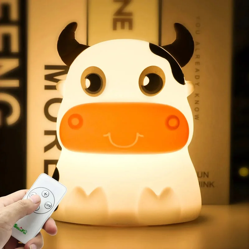 Lampu Malam Sapi dengan Remote - Baby Nursery Colors ulasan dan harga