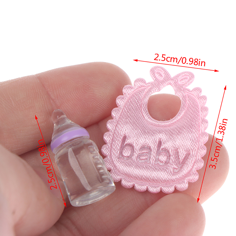 1:12, miniatur botol bayi, cel - Baby Nursery Sets ulasan dan harga