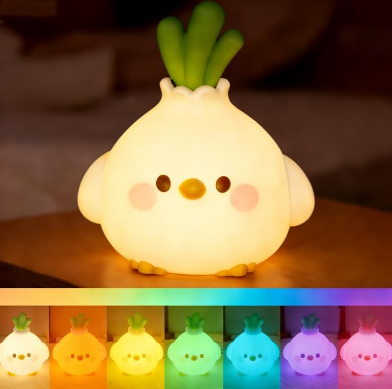 Lampu Malam LED Burung Bawang  - Baby Nursery Colors ulasan dan harga