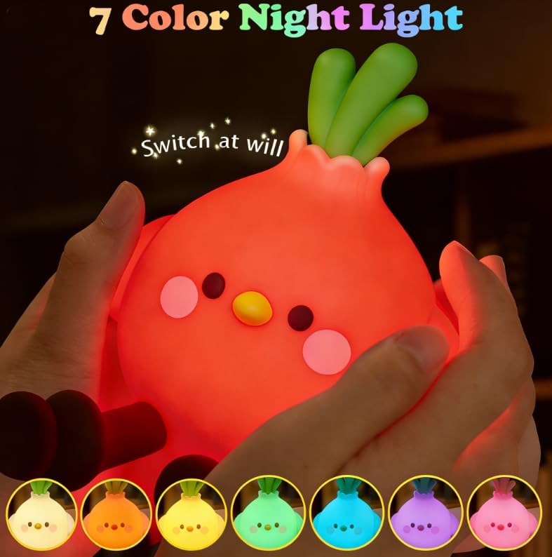 Lampu Malam LED Burung Bawang  - Baby Nursery Colors ulasan dan harga