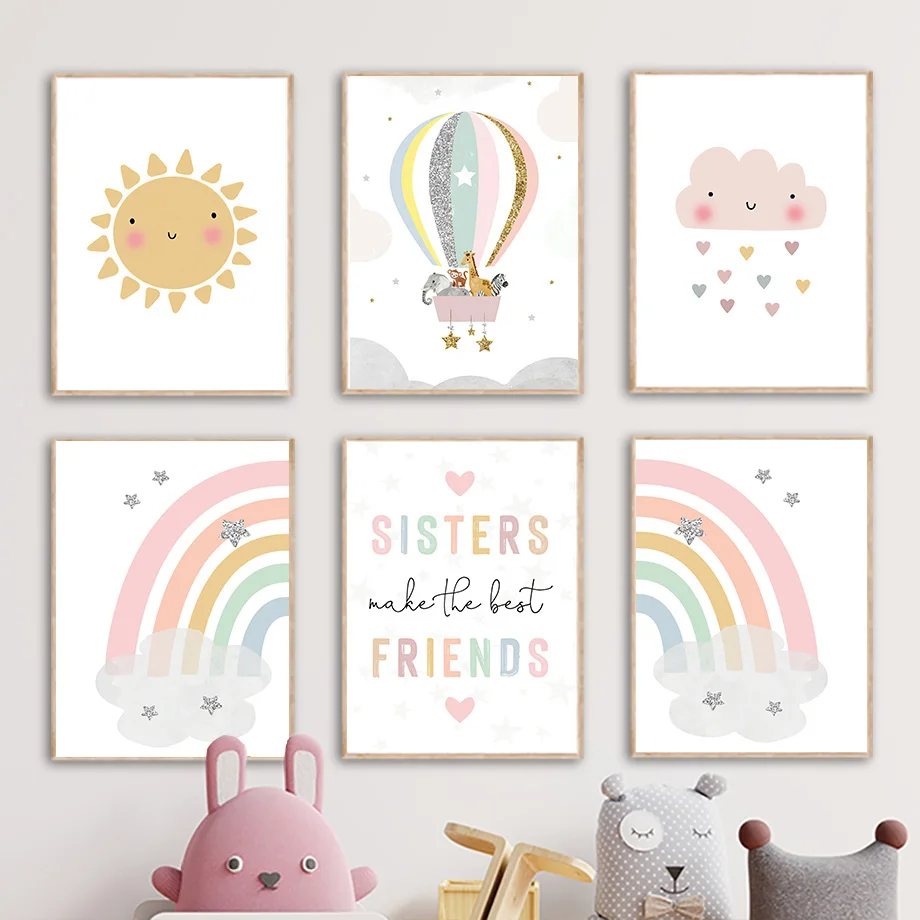 Jerapah Gajah Balon Udara Mata - Baby Nursery Images ulasan dan harga