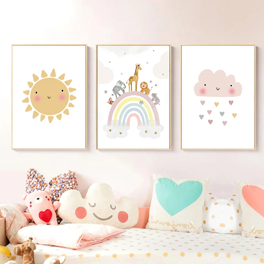 Jerapah Gajah Balon Udara Mata - Baby Nursery Images ulasan dan harga