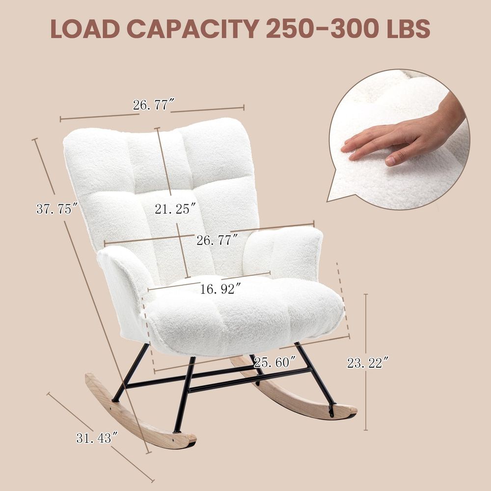 Kursi Goyang Bayi Berlapis Kai - Rocking Chair Nursery ulasan dan harga