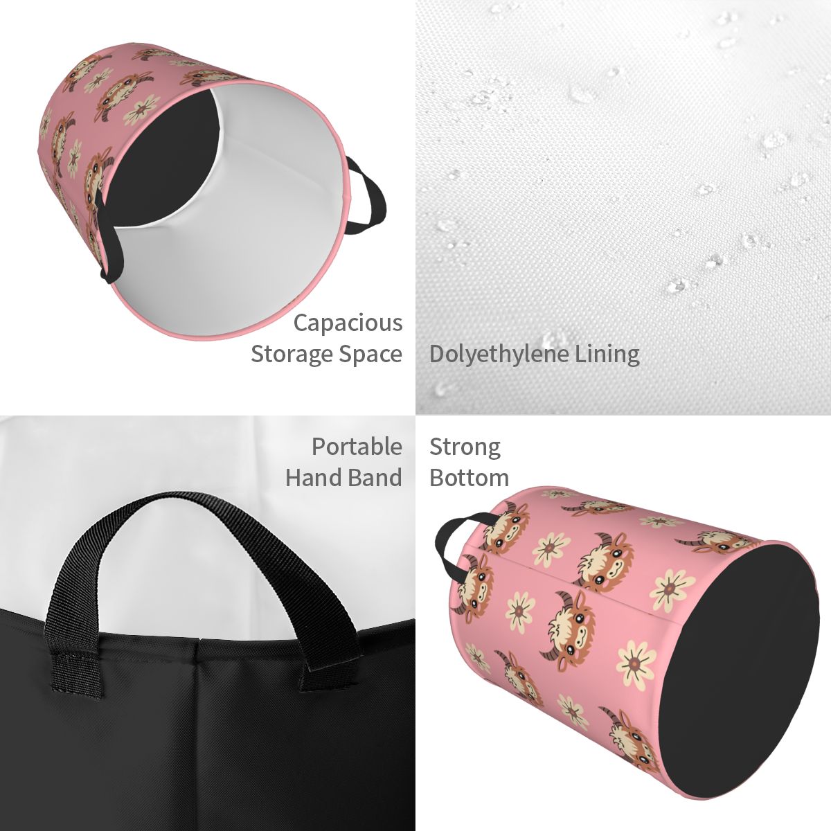 Keranjang Cucian Sapi Highland - Baby Nursery Laundry Basket ulasan dan harga