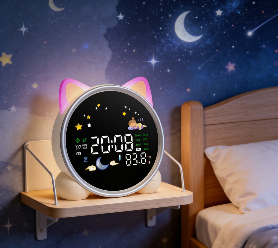 Jam Alarm Anak Siap Bangun, Pe - Sound Sleep Trainer Clock ulasan dan harga
