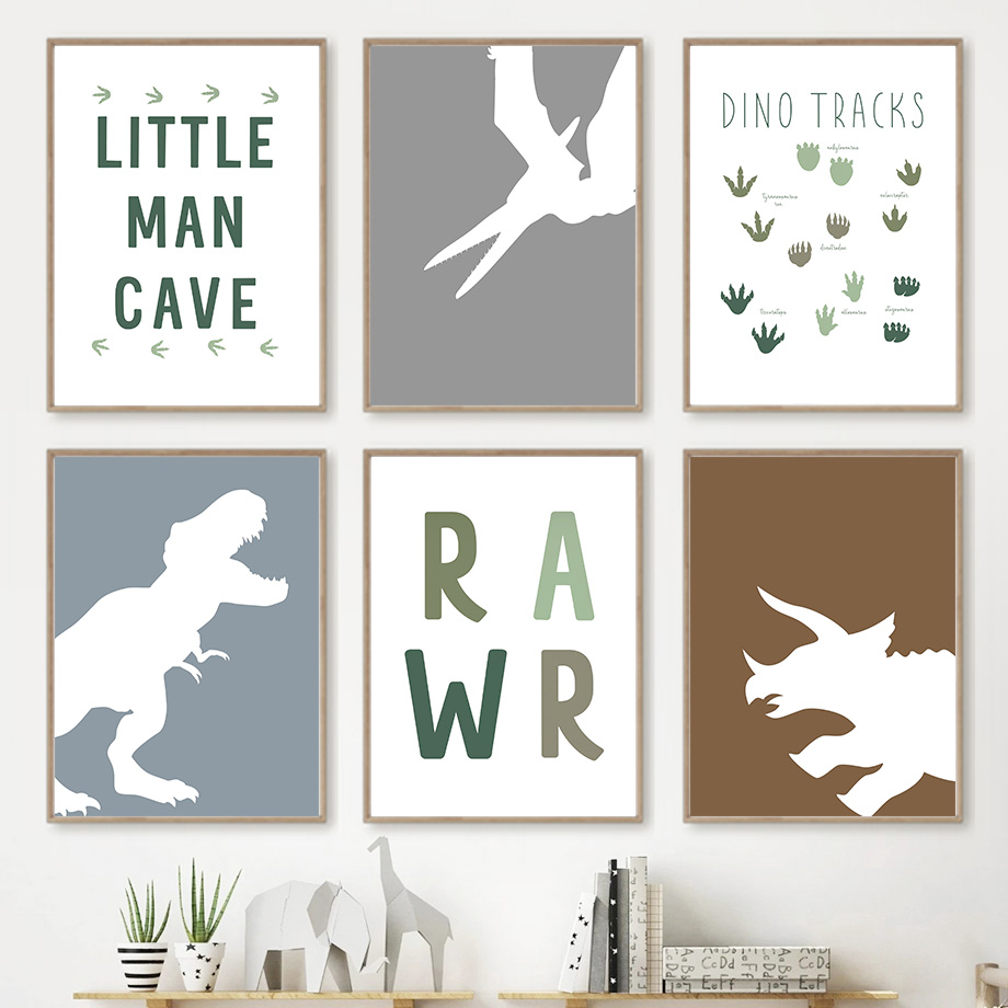 Dinosaurus Jurassic Tyrannosau - Baby Boy Nursery Quotes ulasan dan harga