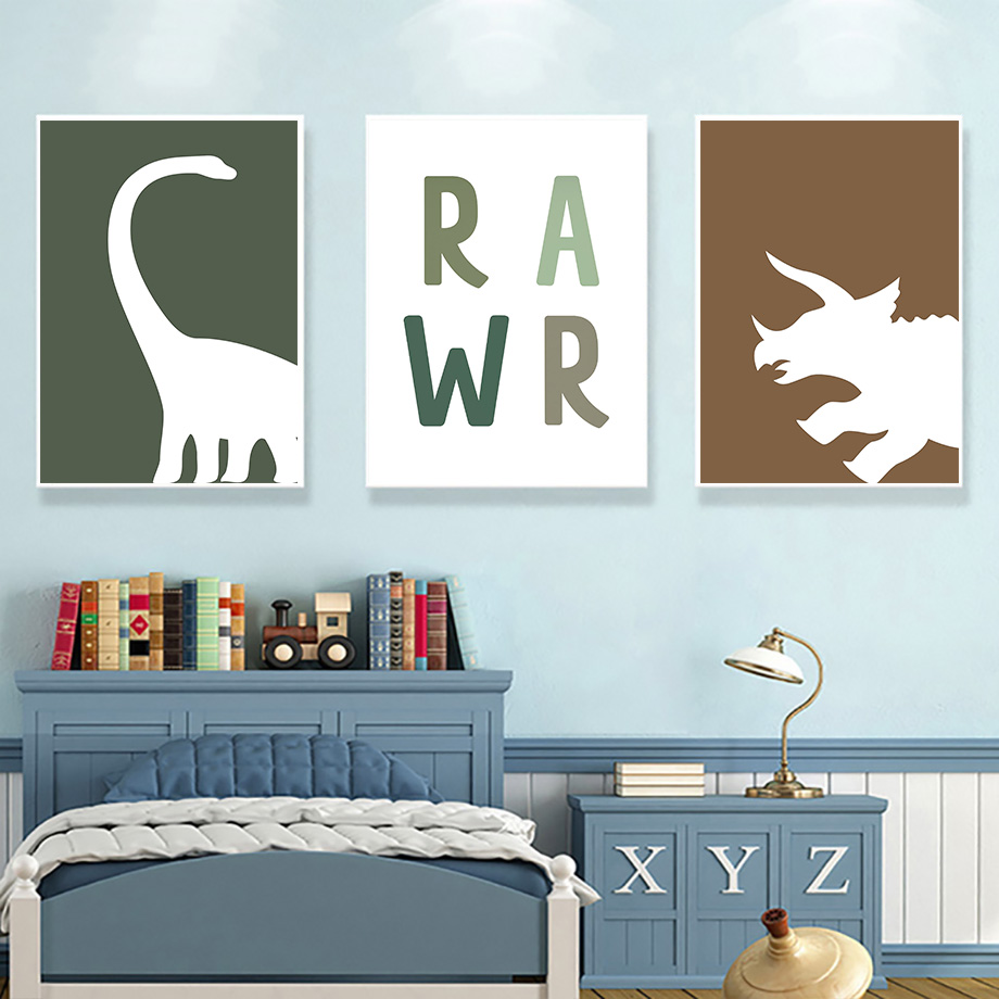 Dinosaurus Jurassic Tyrannosau - Baby Boy Nursery Quotes ulasan dan harga