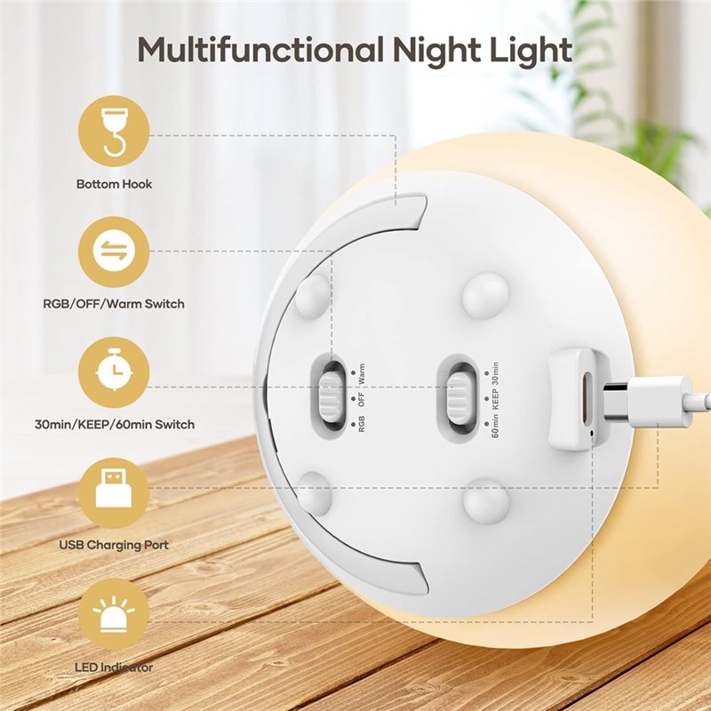 Lampu Malam Bayi ABUG-Eye-Cari - Baby Nursery Colors ulasan dan harga