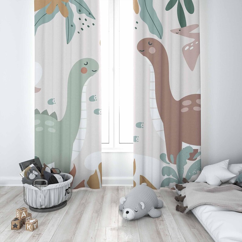 Tirai Kamar Bayi Dinosaurus Ti - Baby Nursery Curtains ulasan dan harga