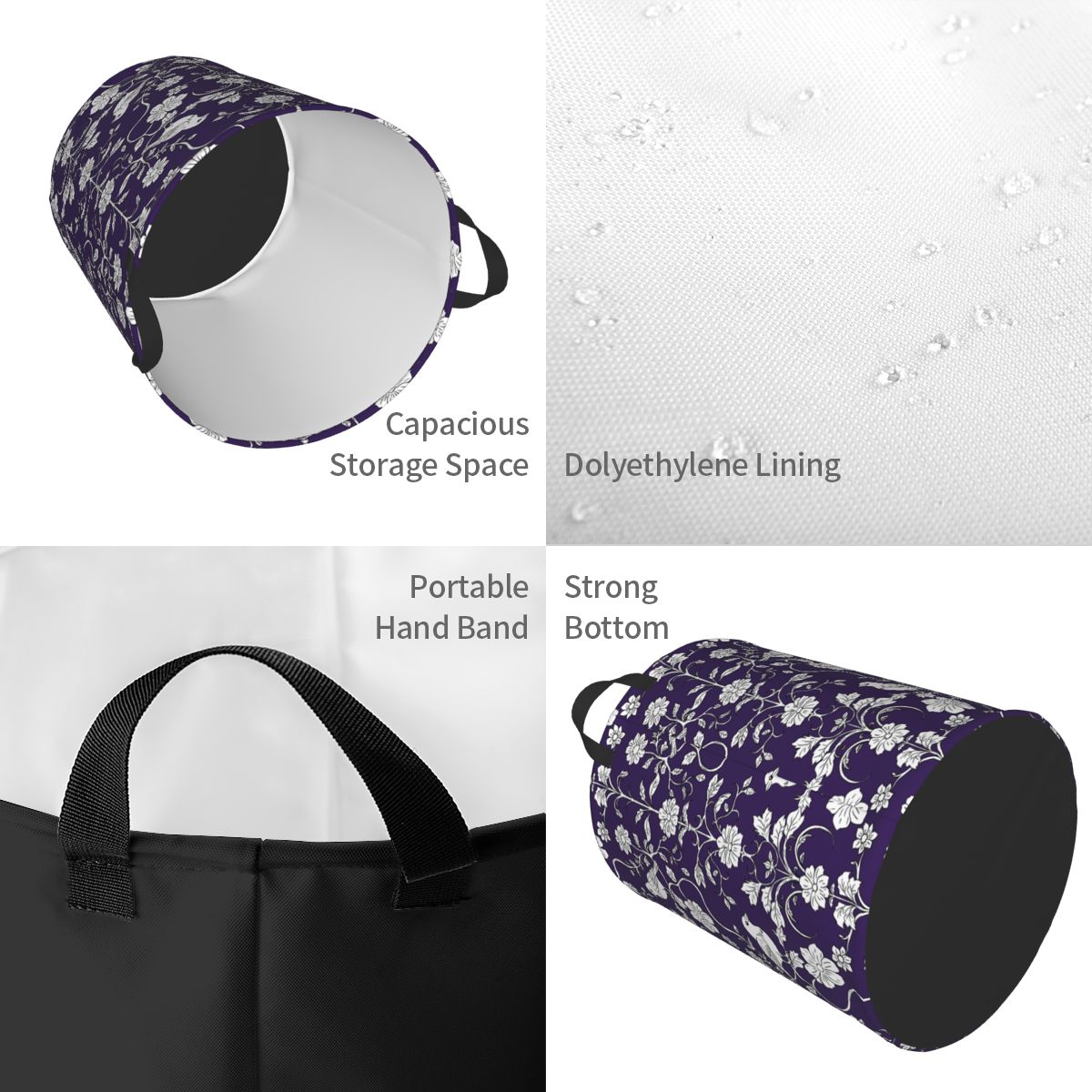 Keranjang Cucian Motif Burung  - Baby Nursery Laundry Basket ulasan dan harga