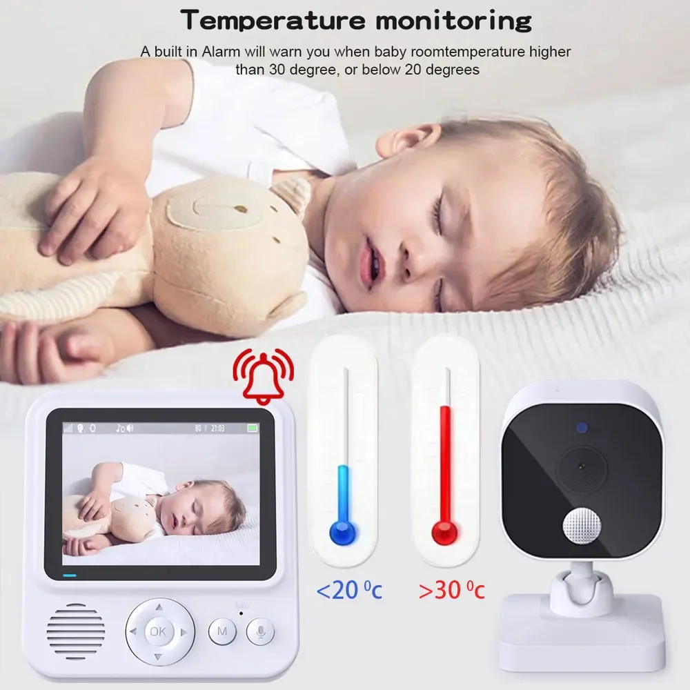 Monitor Bayi Video Nirkabel 2, - Wearable Baby Monitor ulasan dan harga