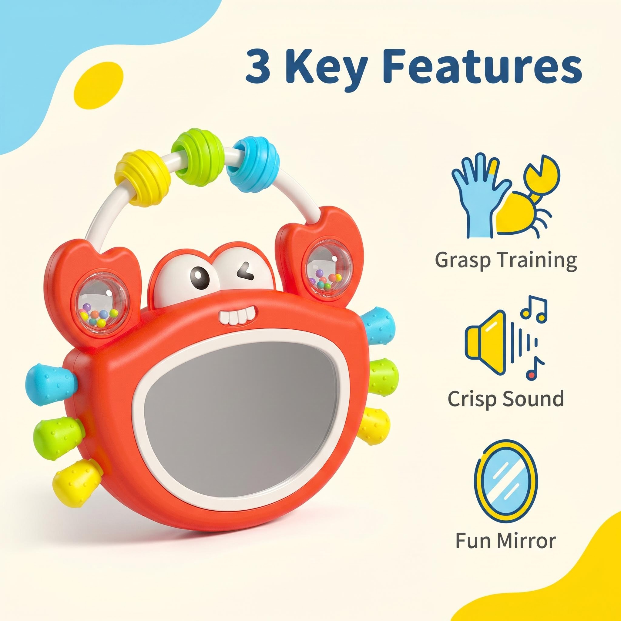 Mainan Cermin Musik Bayi denga - Baby Nursery Songs ulasan dan harga
