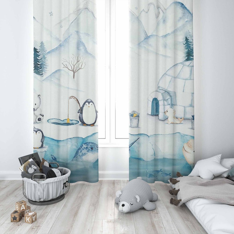 Tirai Kamar Bayi Motif Hewan A - Baby Nursery Blackout Curtains ulasan dan harga