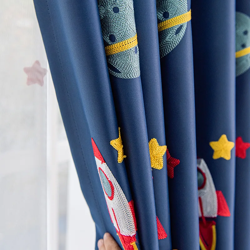 Tirai gelap ruang angkasa roke - Baby Nursery Blackout Curtains ulasan dan harga