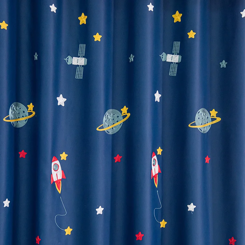 Tirai gelap ruang angkasa roke - Baby Nursery Blackout Curtains ulasan dan harga