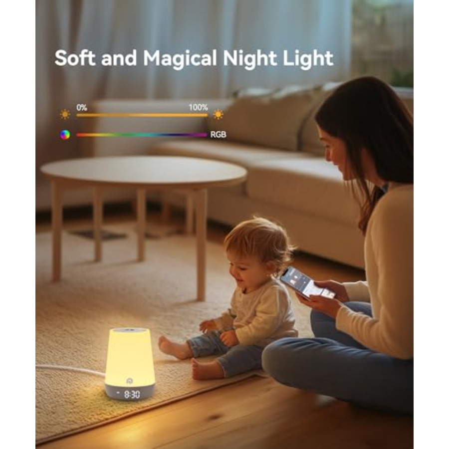 Mesin Suara Bayi - Mesin Suara - Sound Sleep Trainer Clock ulasan dan harga