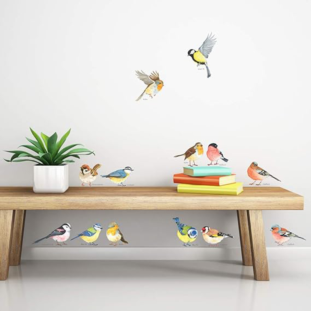 13 buah stiker dinding burung  - Baby Nursery Panelling ulasan dan harga