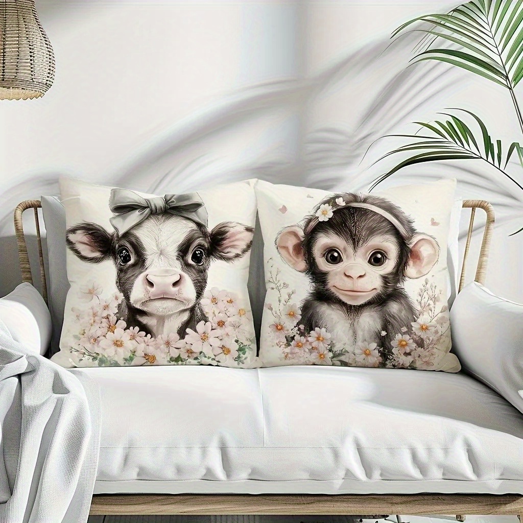 Sarung Bantal Hewan Ternak Bay - Baby Nursery Cushion ulasan dan harga