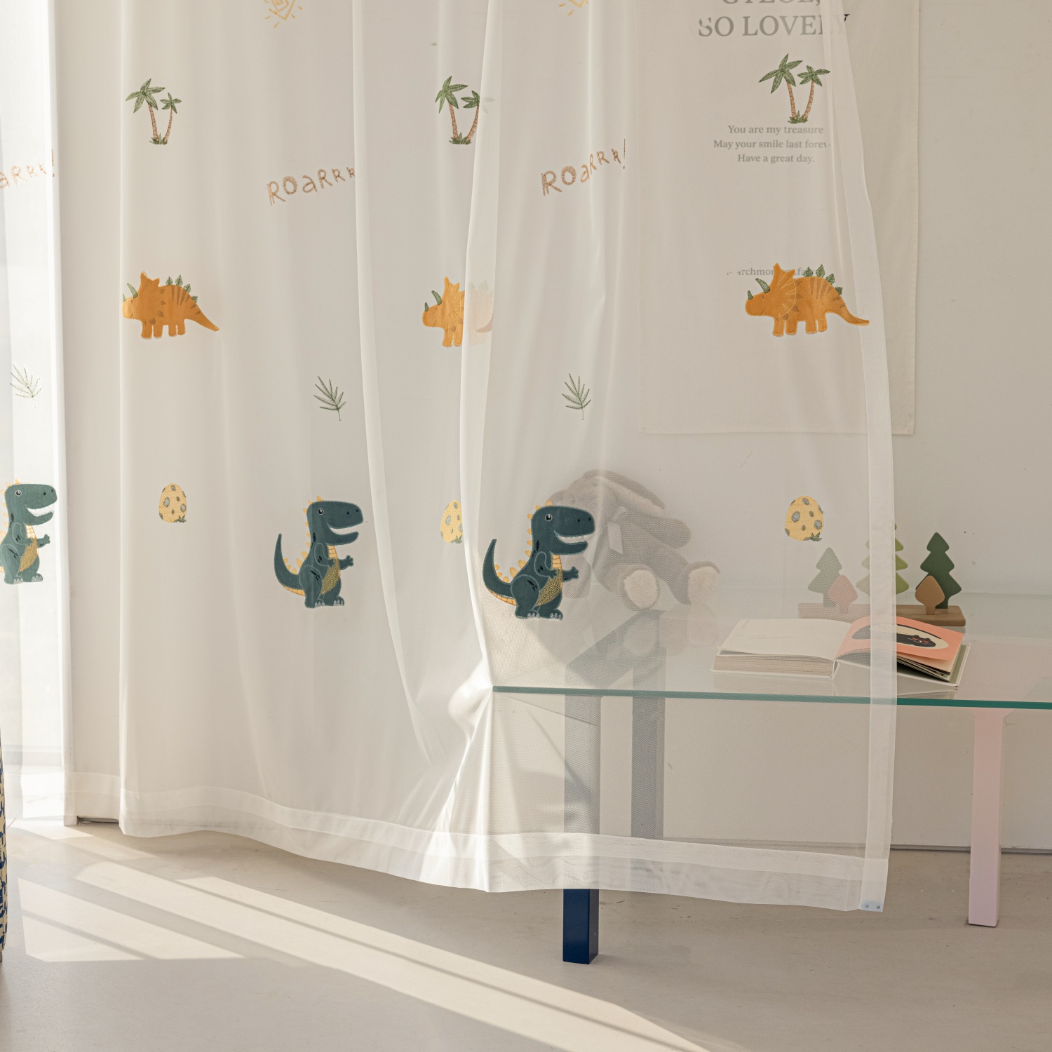 Tirai Pemadaman Anak Dinosauru - Baby Nursery Curtains ulasan dan harga